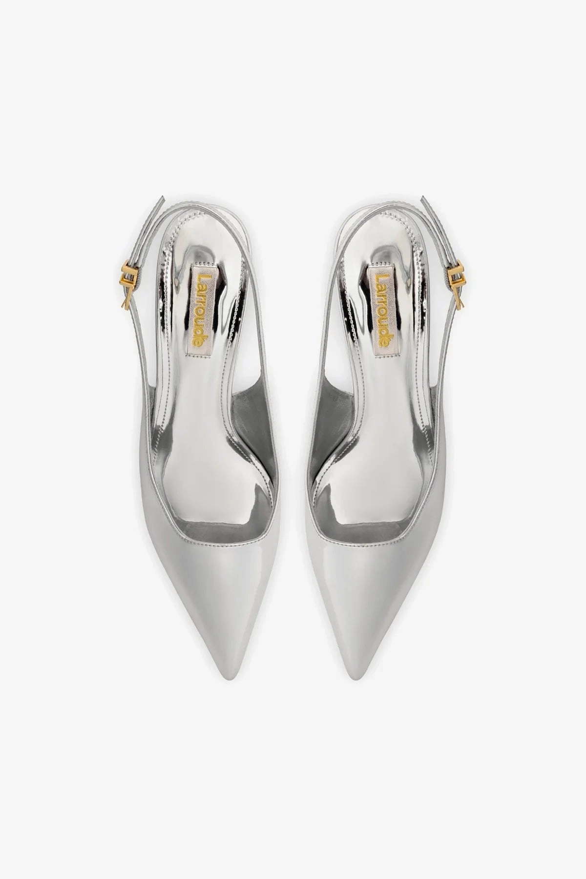 Loulou Pump In Silver Specchio