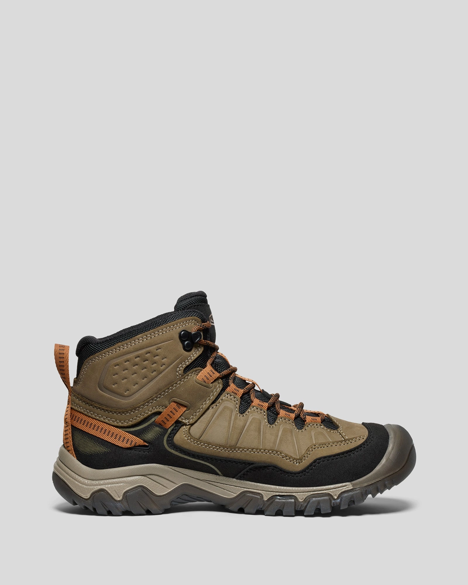 Men's Keen Targhee IV Waterproof Mid Hiking Boots - Sea Turtle/Roasted Pecan