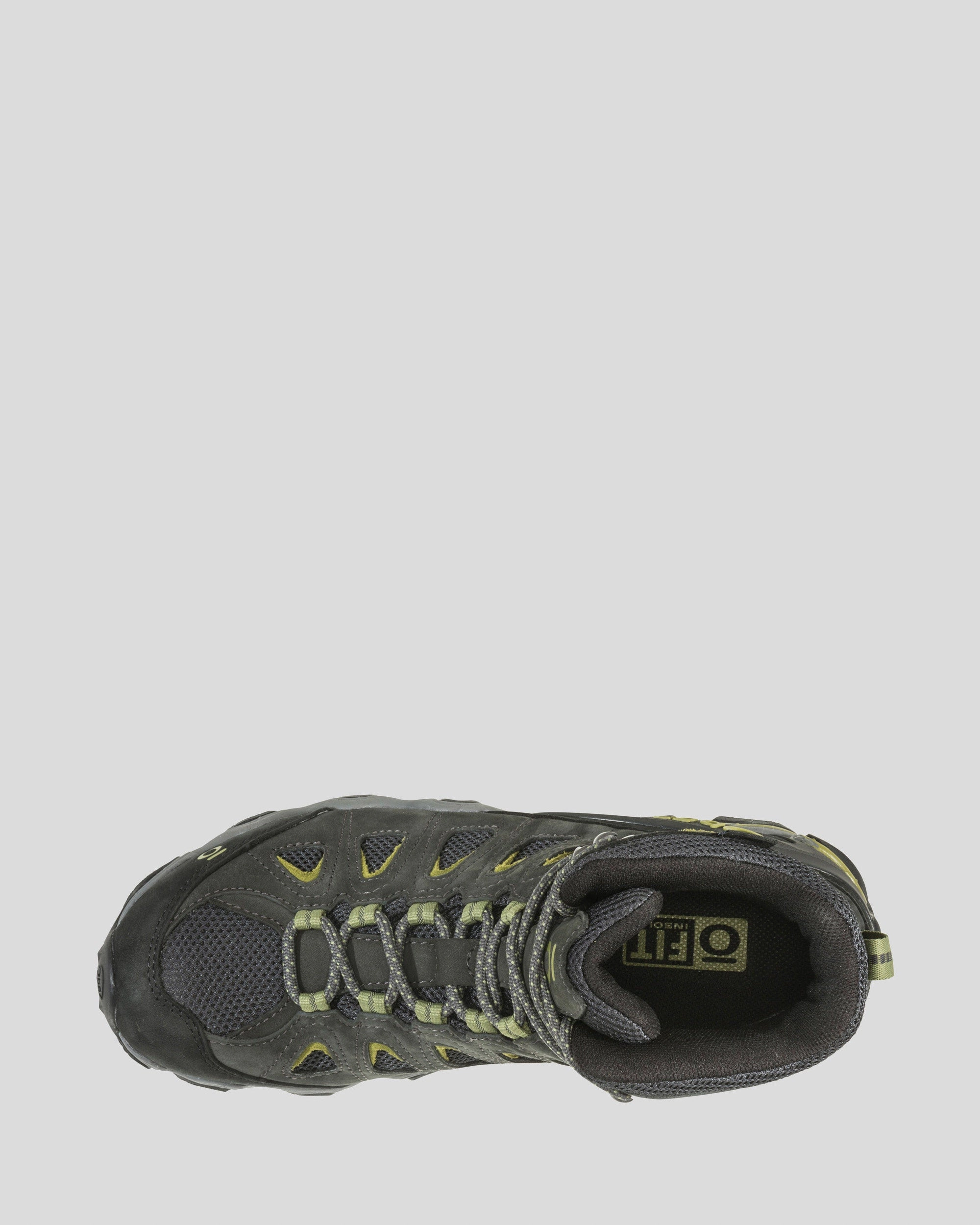 Men's Oboz Sawtooth II Mid Waterproof Hiking Boots - Dark Shadow/Woodbine Green