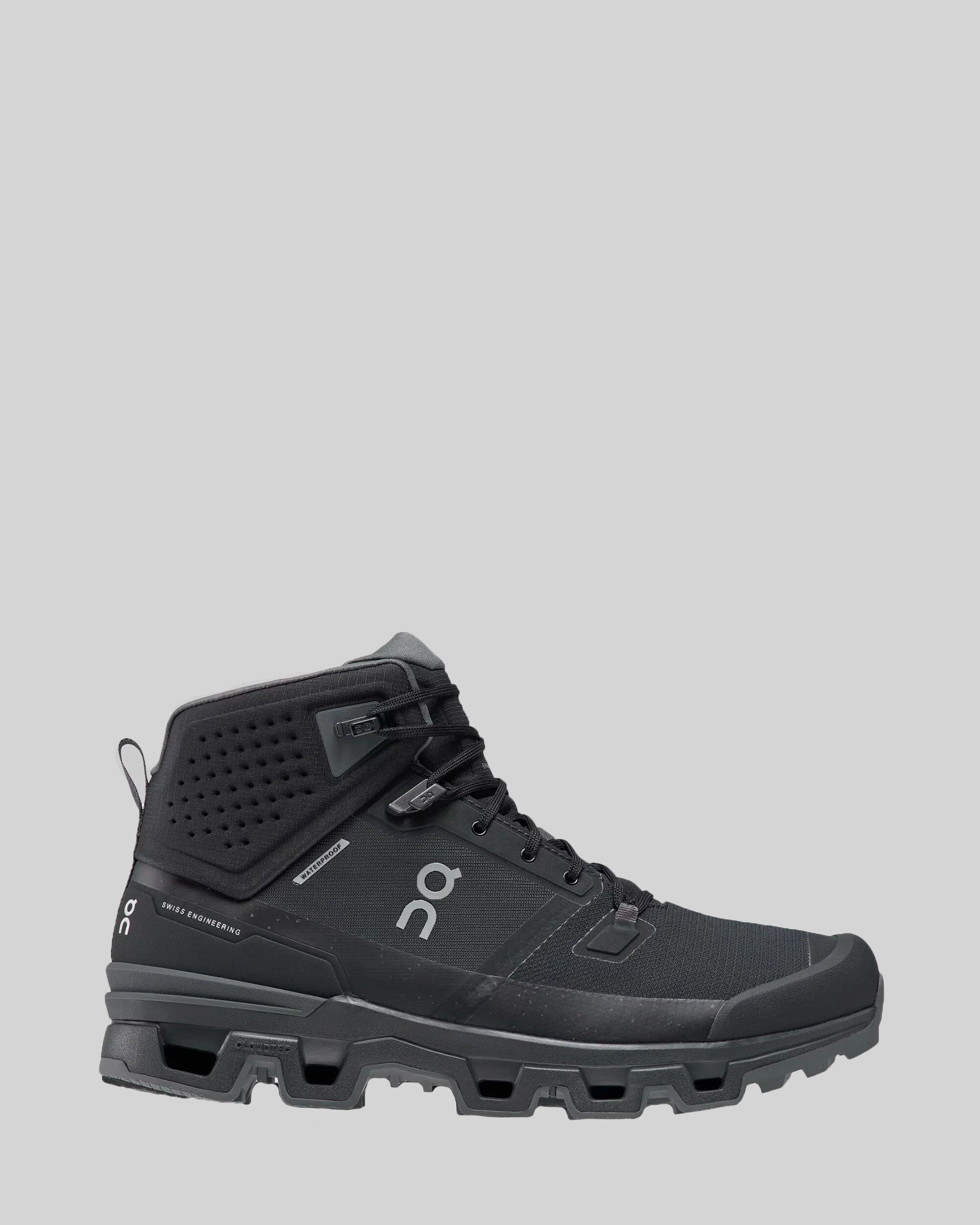 Men's On Running Cloudrock 2 Waterproof Hiking Boots - Black/Eclipse