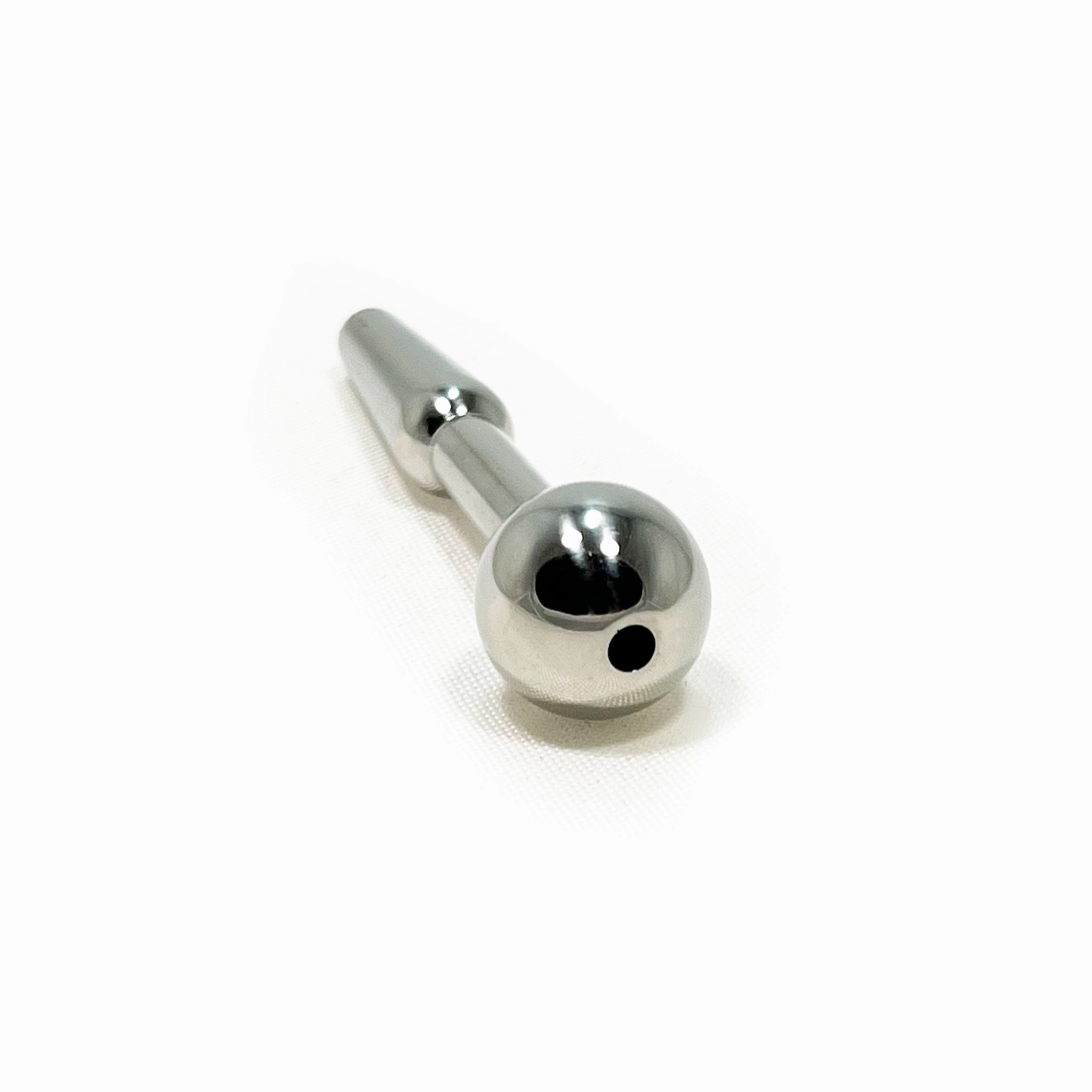 Metal Pleasure Play Hollow Urethral Sound - 2.5"