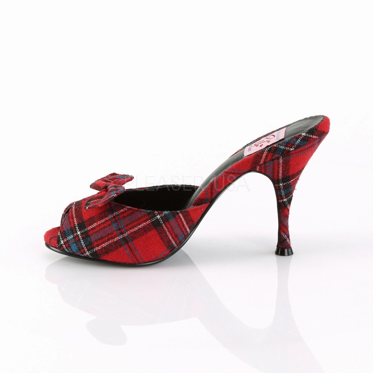 MONROE-08  Red Plaid Fabric
