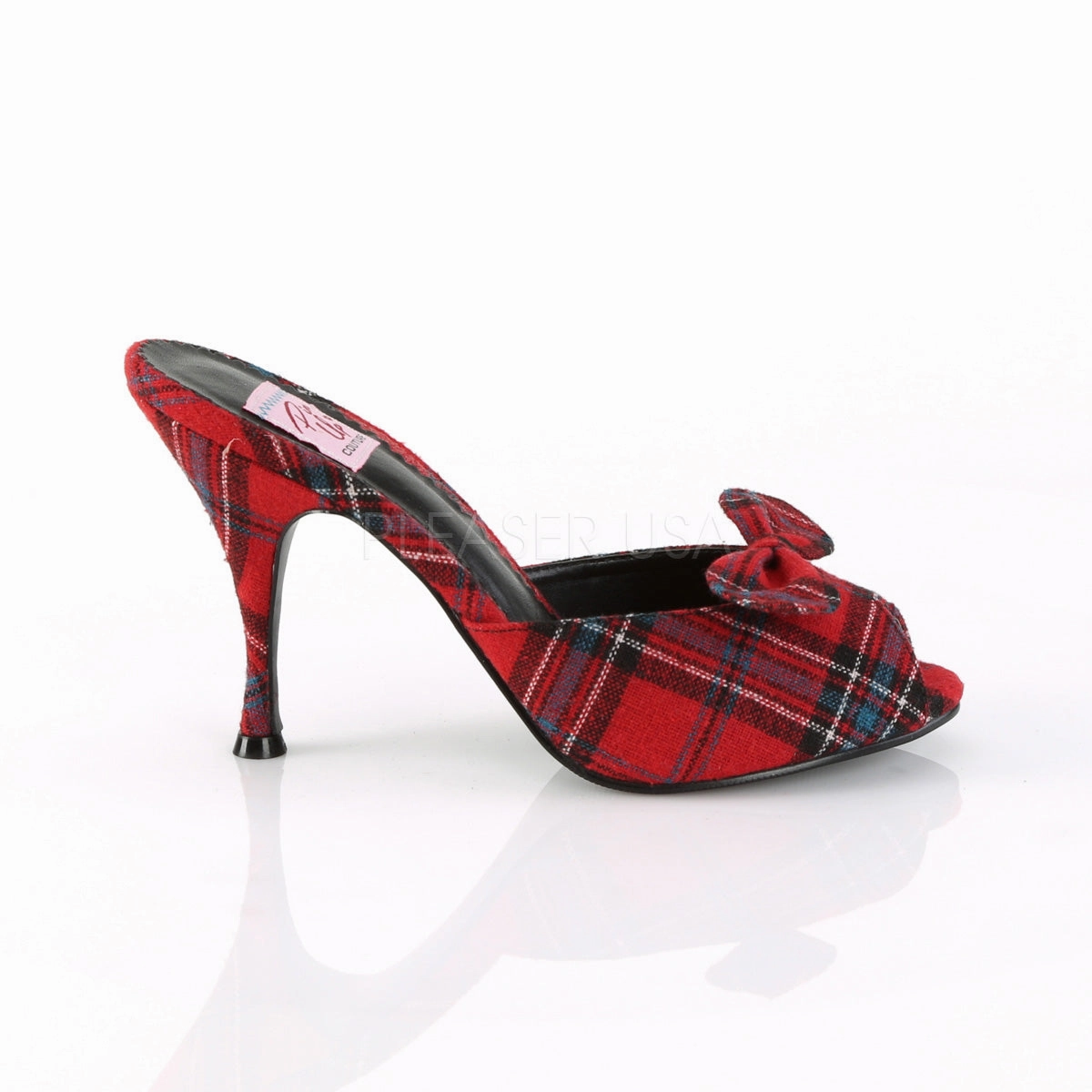 MONROE-08  Red Plaid Fabric