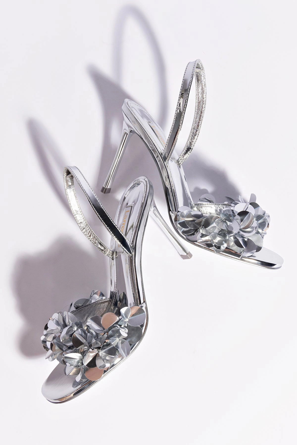 Morgan Sandal In Silver Specchio