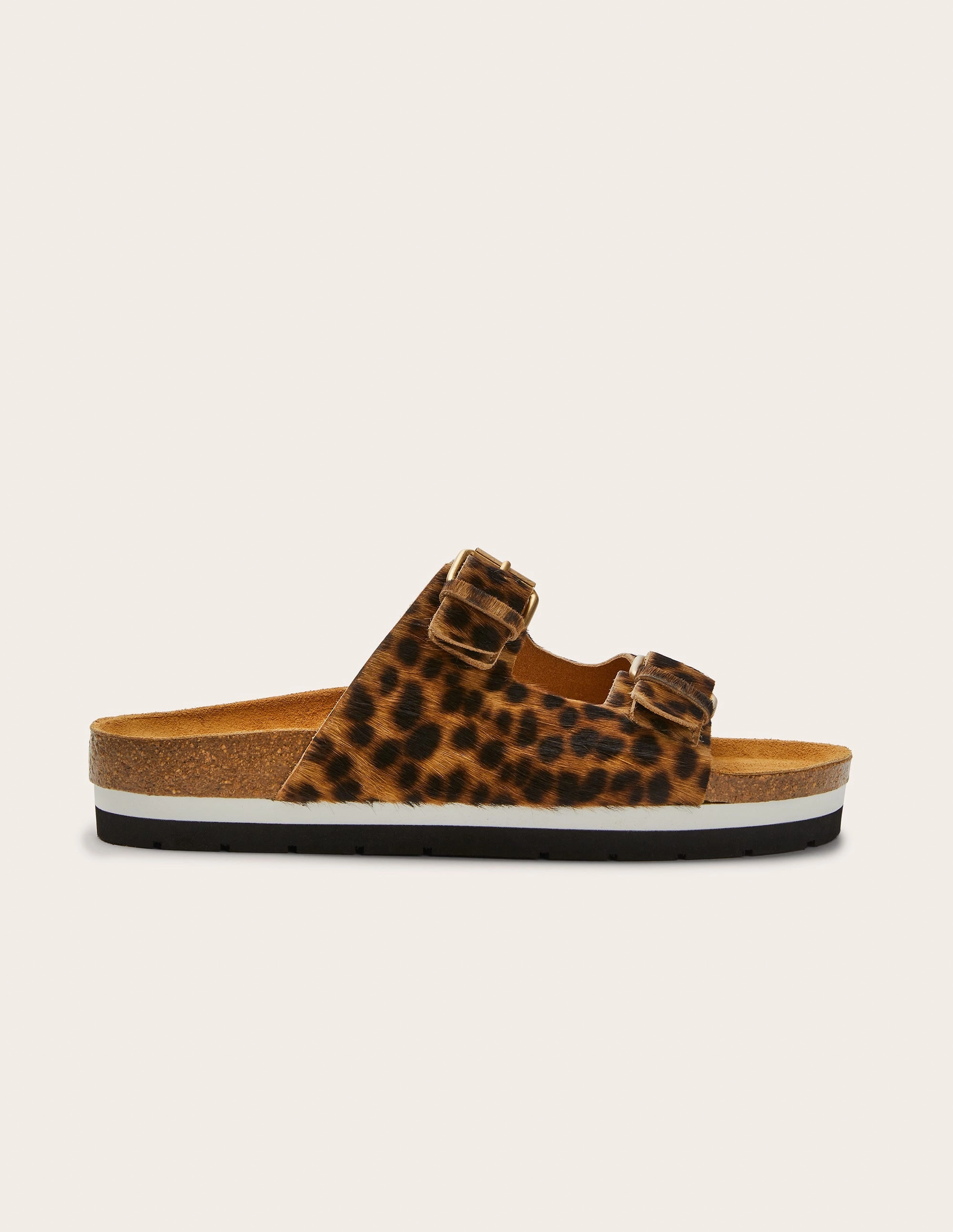 Ottoline Sandals-Tan Leopard
