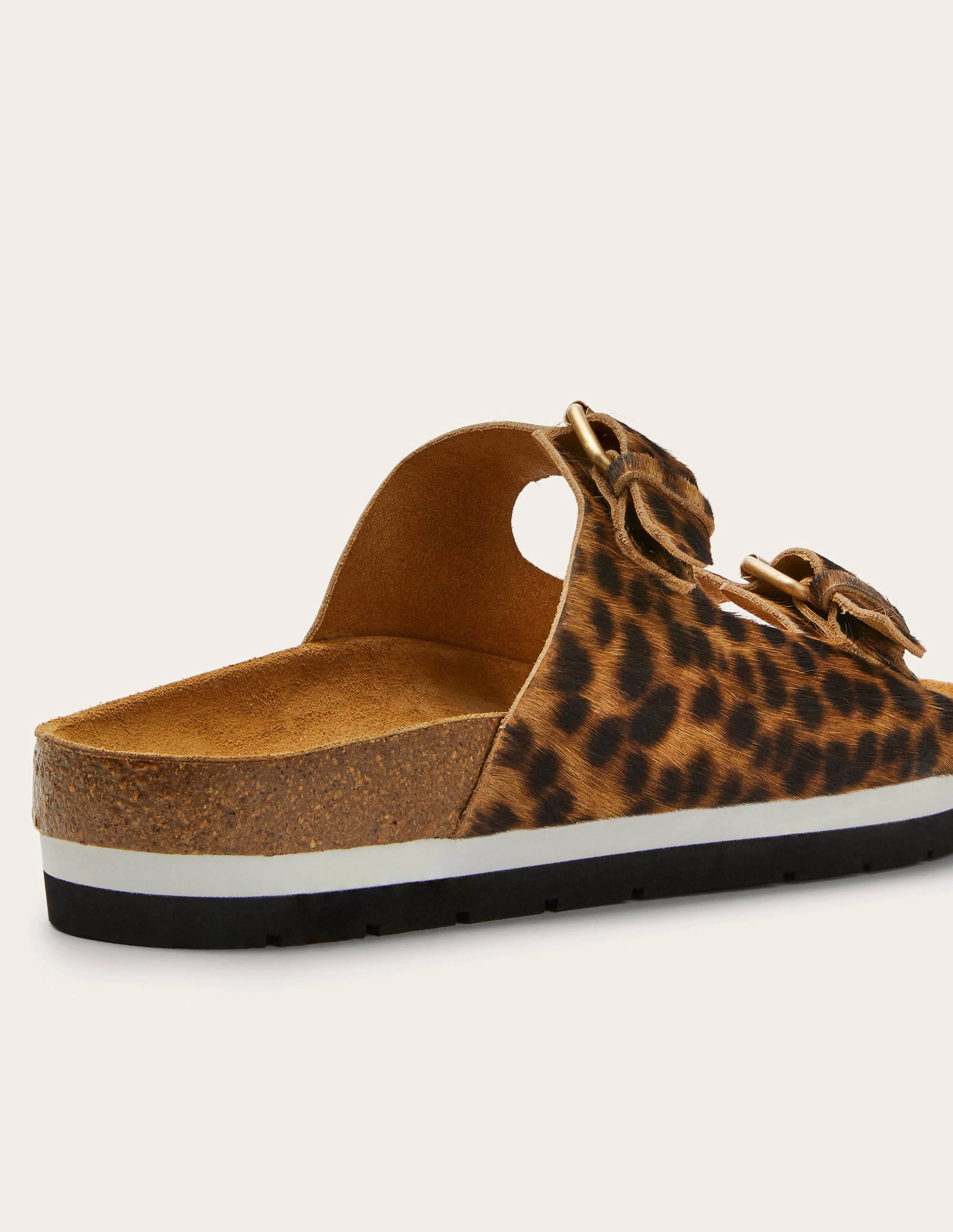 Ottoline Sandals-Tan Leopard