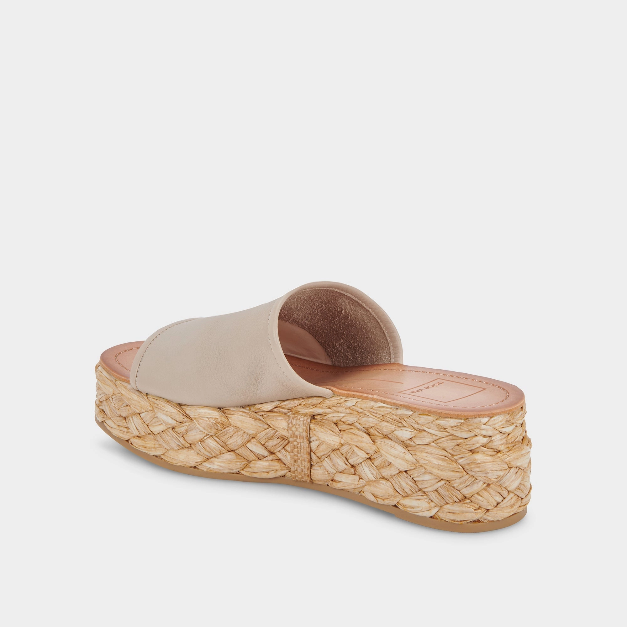 PABLOS WIDE SANDALS SAND LEATHER - re:vita