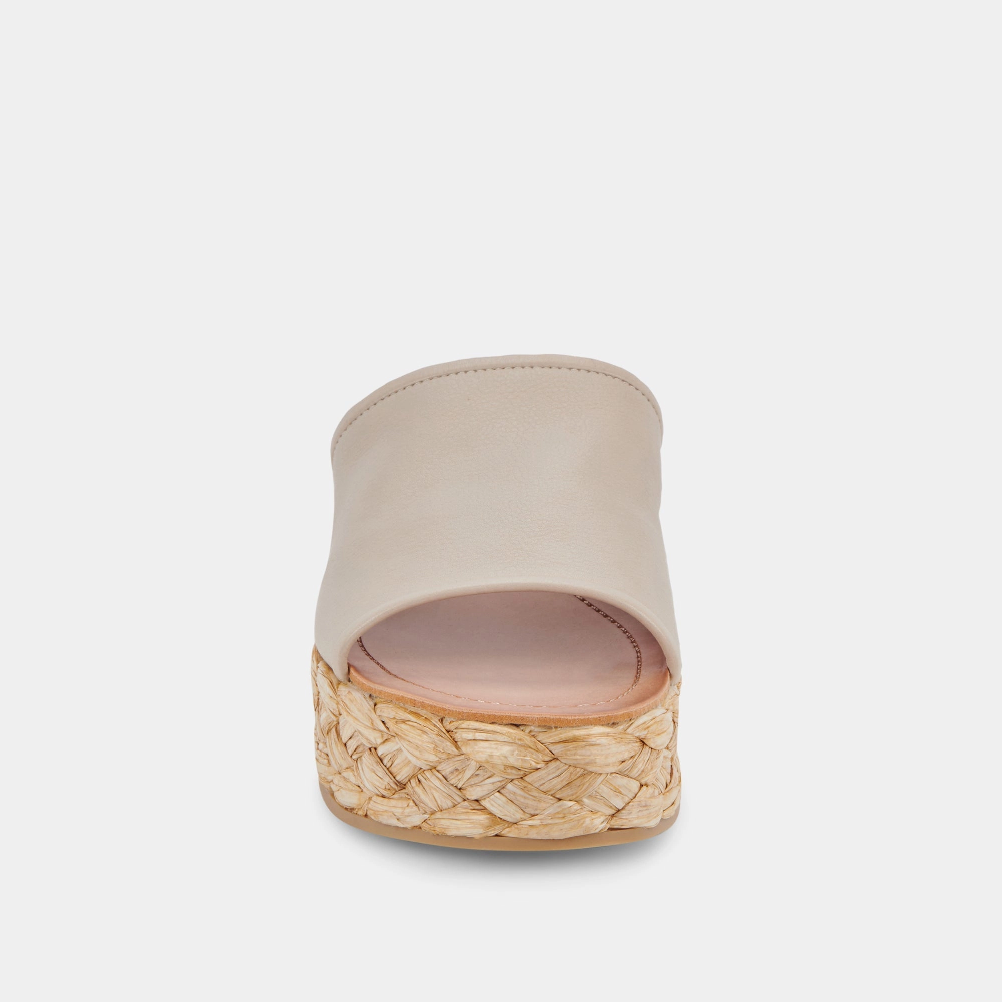 PABLOS WIDE SANDALS SAND LEATHER - re:vita