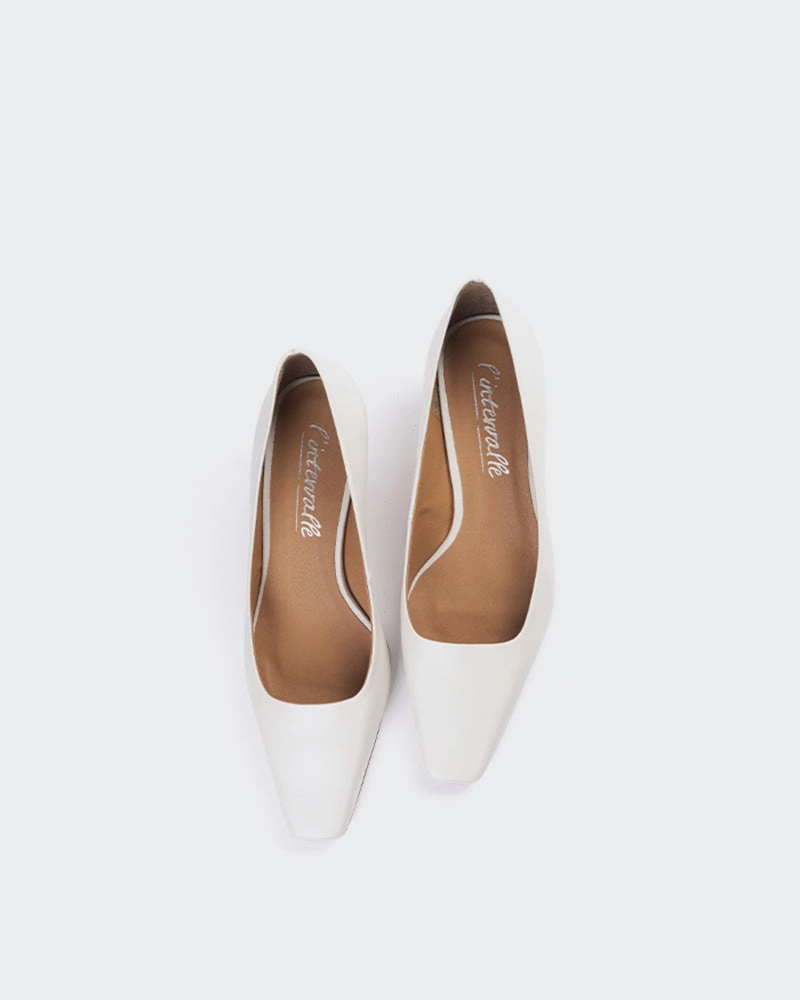 Sackett Off White Leather