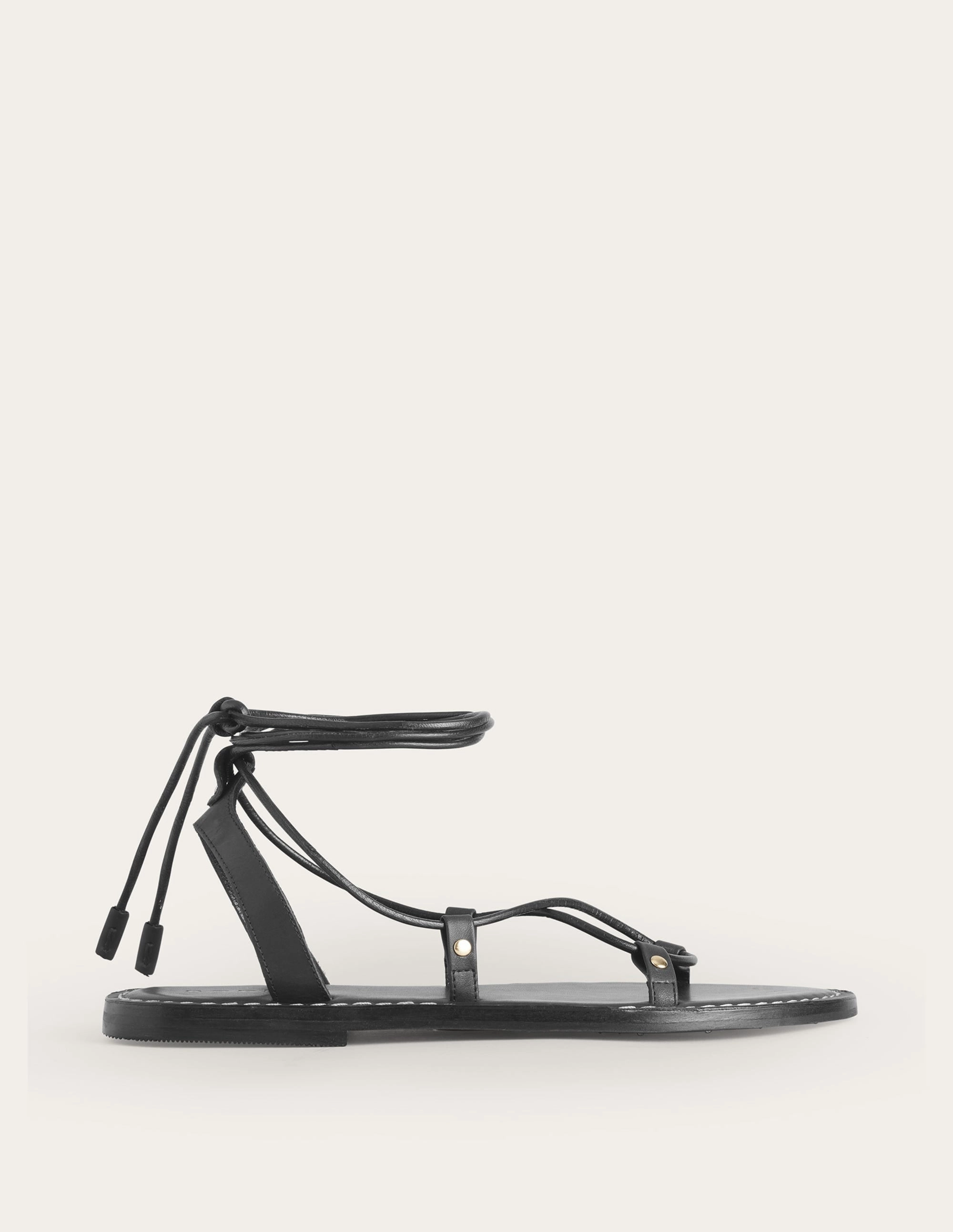 Scarf Wrap Sandals-Botanic Blush / Black