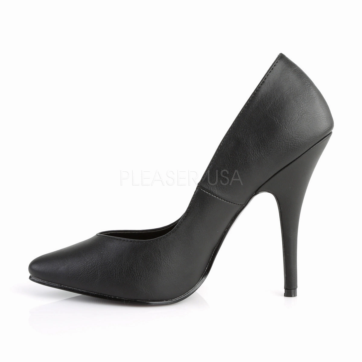 SEDUCE-420V  Black Faux Leather
