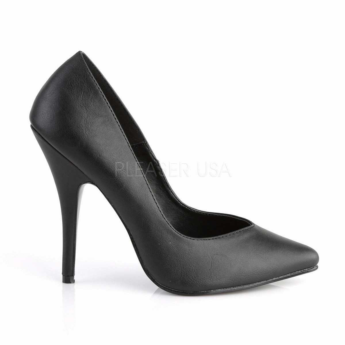 SEDUCE-420V  Black Faux Leather