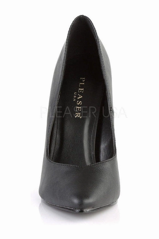 SEDUCE-420V Pump  | Black Faux Leather