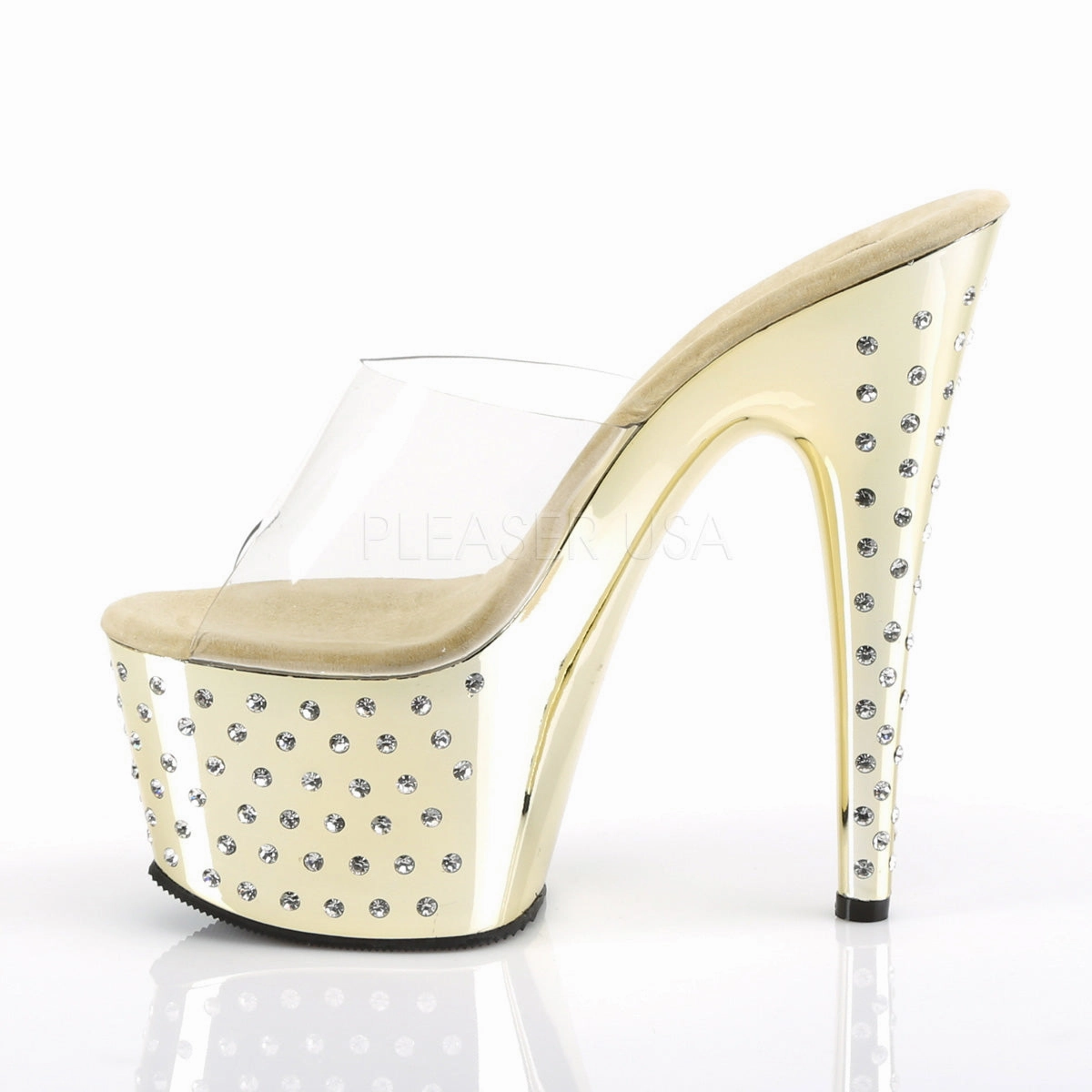 STARDUST-701  Clear/Gold Chrome