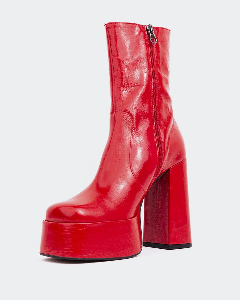 Tate Red Leather