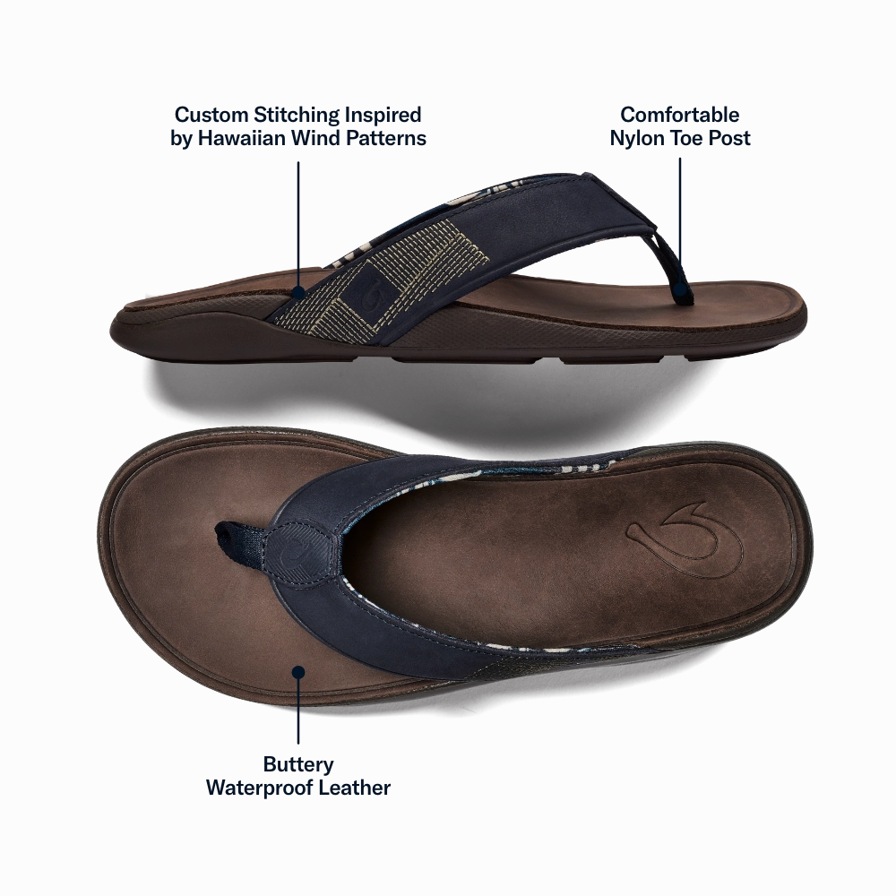 Tuahine - Trench Blue / Dark Wood