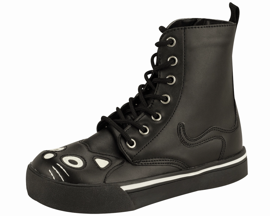 TUK-A6570L Black Kitty Sneaker Boot