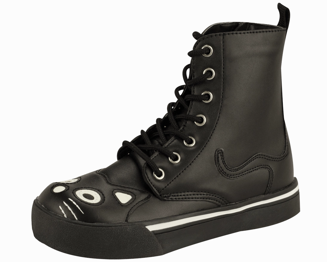TUK-A6570L Black Kitty Sneaker Boot
