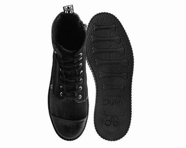 TUK V9758L Black Velvet 7-Eye Viva Mondo Boot