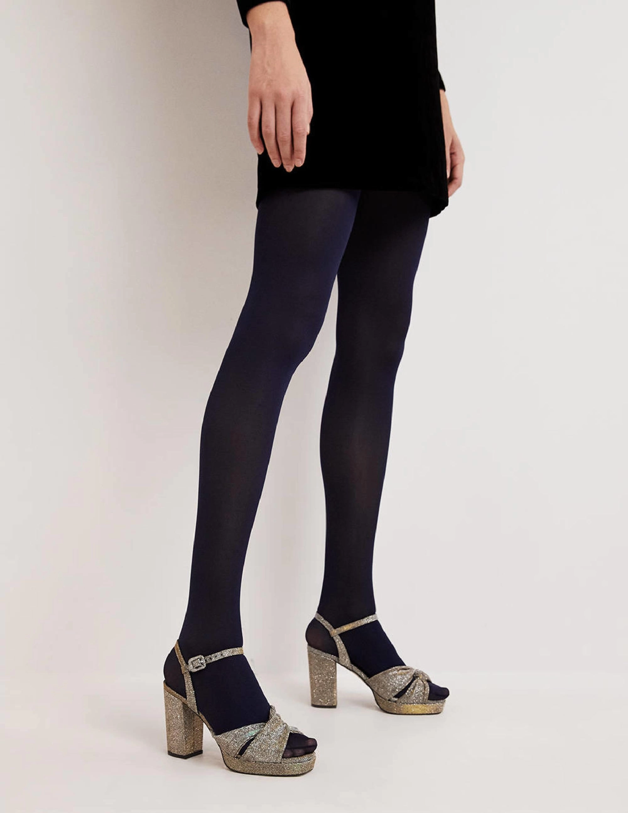 Twist Front Platform Sandals-Gold Metallic