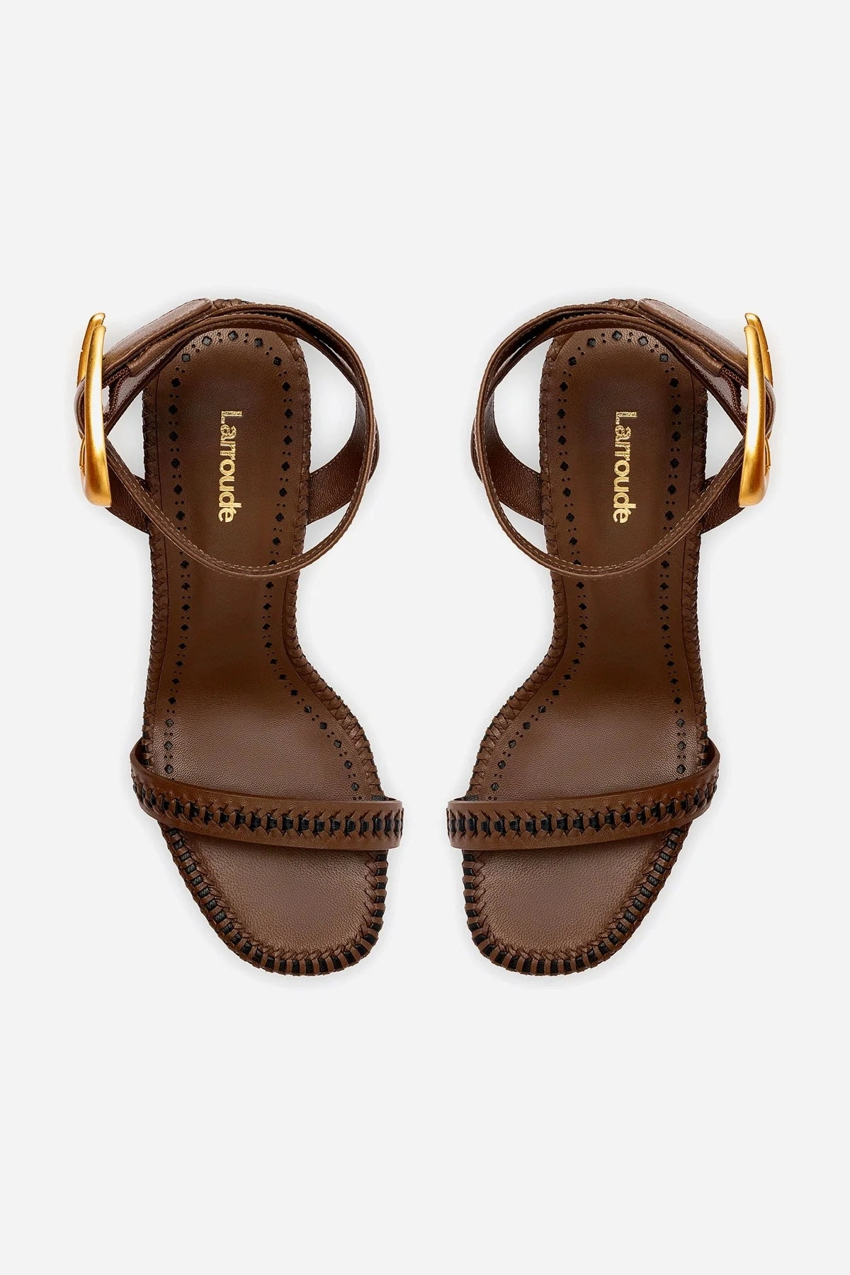 Verona Sandal In Burnt Umber Leather