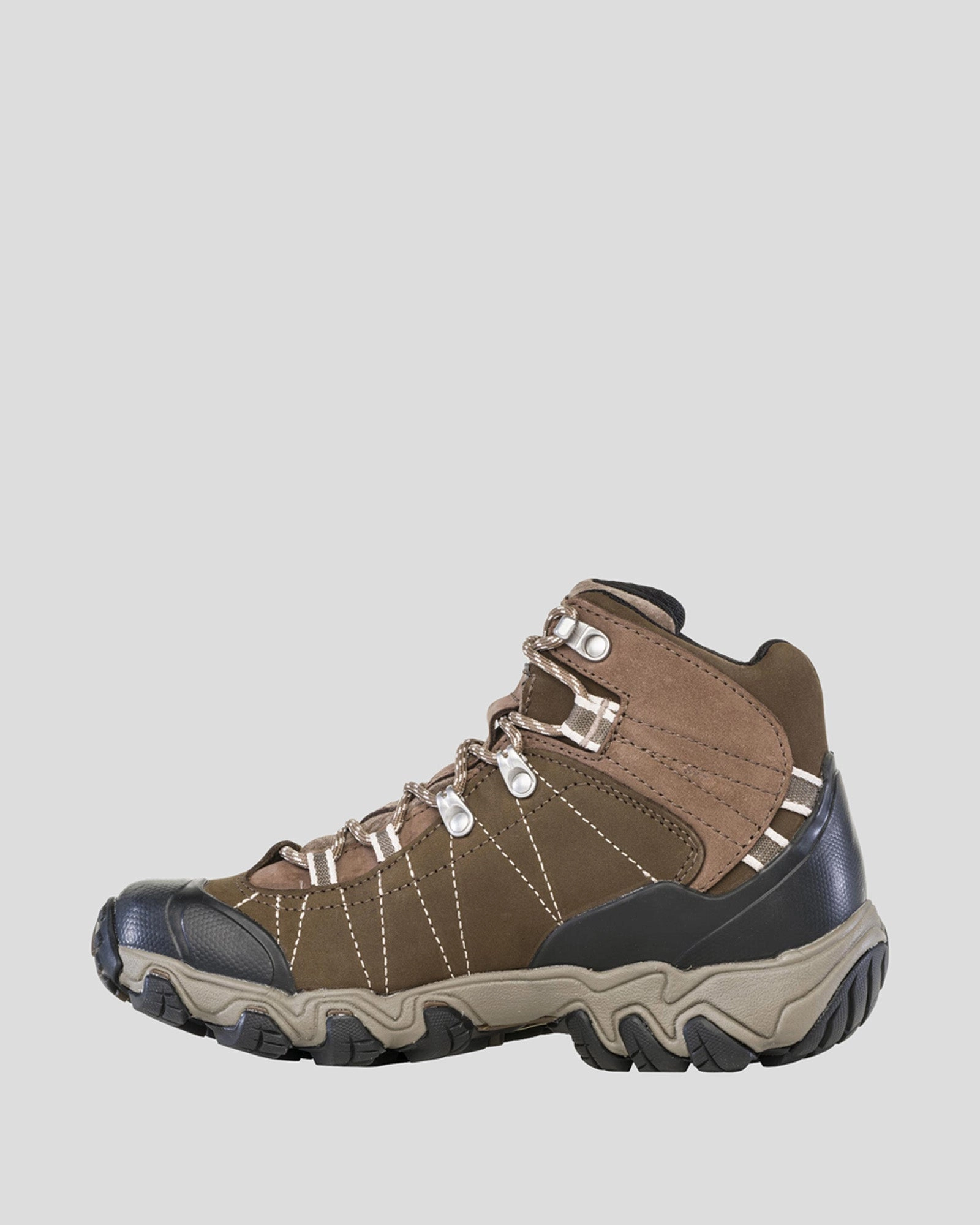 Women's Oboz Bridger Waterproof Mid Hiking Boots Wide - Walnut