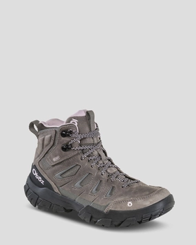 Women's Oboz Sawtooth X Mid Waterproof Hiking Boots - Wide - Charcoal