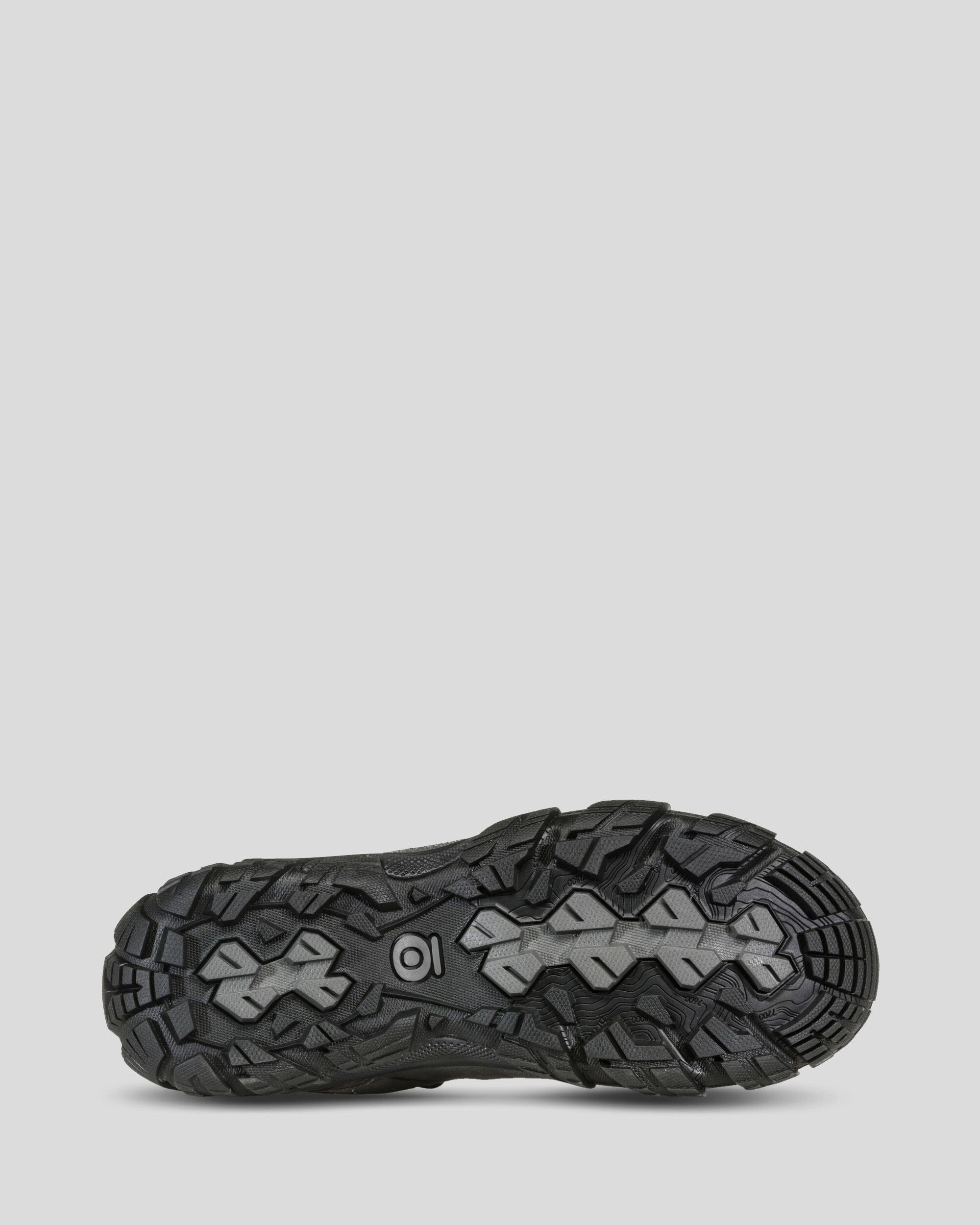 Women's Oboz Sawtooth X Mid Waterproof Hiking Boots - Wide - Charcoal