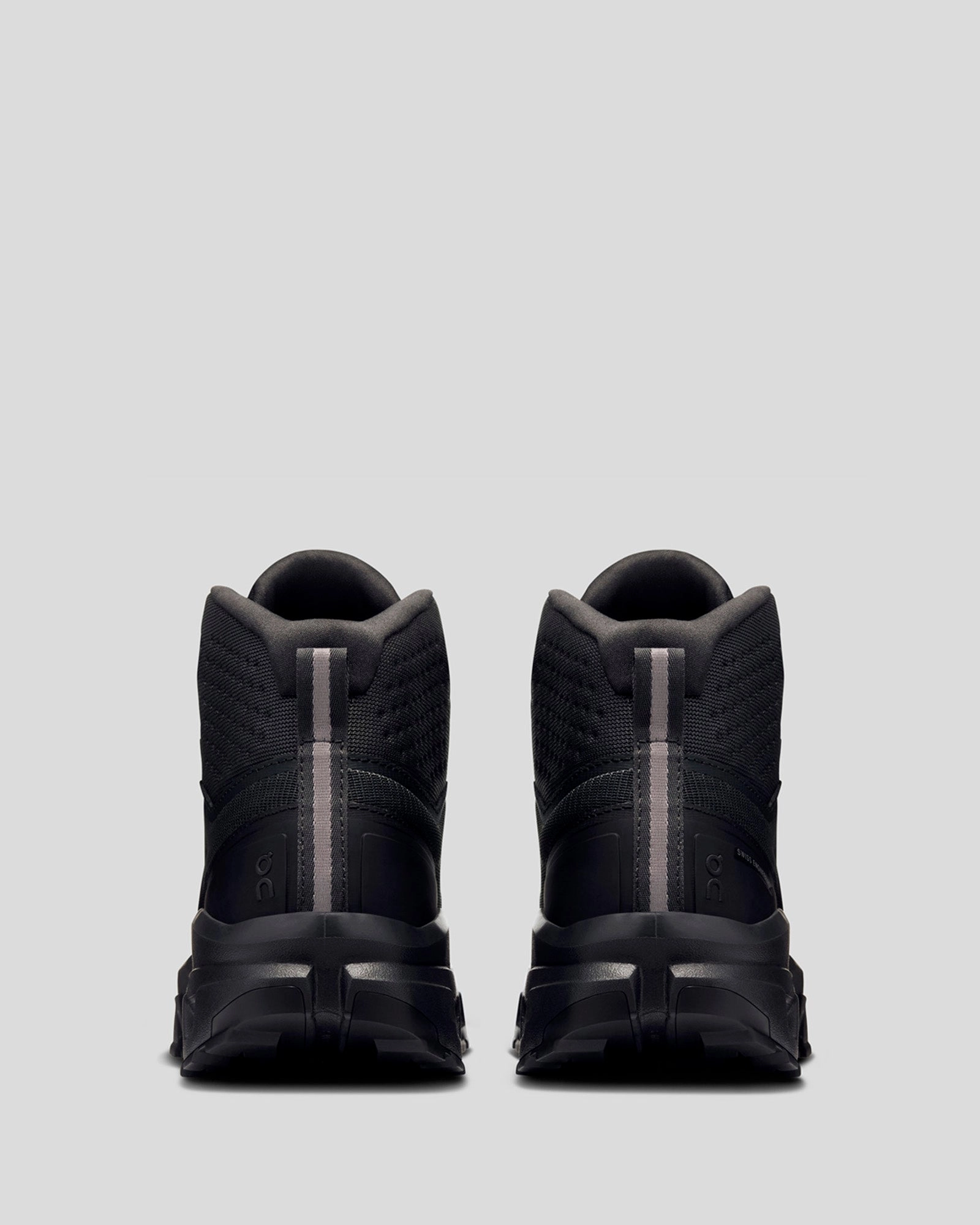 Women's On Running Cloudrock Waterproof Mid Hiking Boots - Black/Black