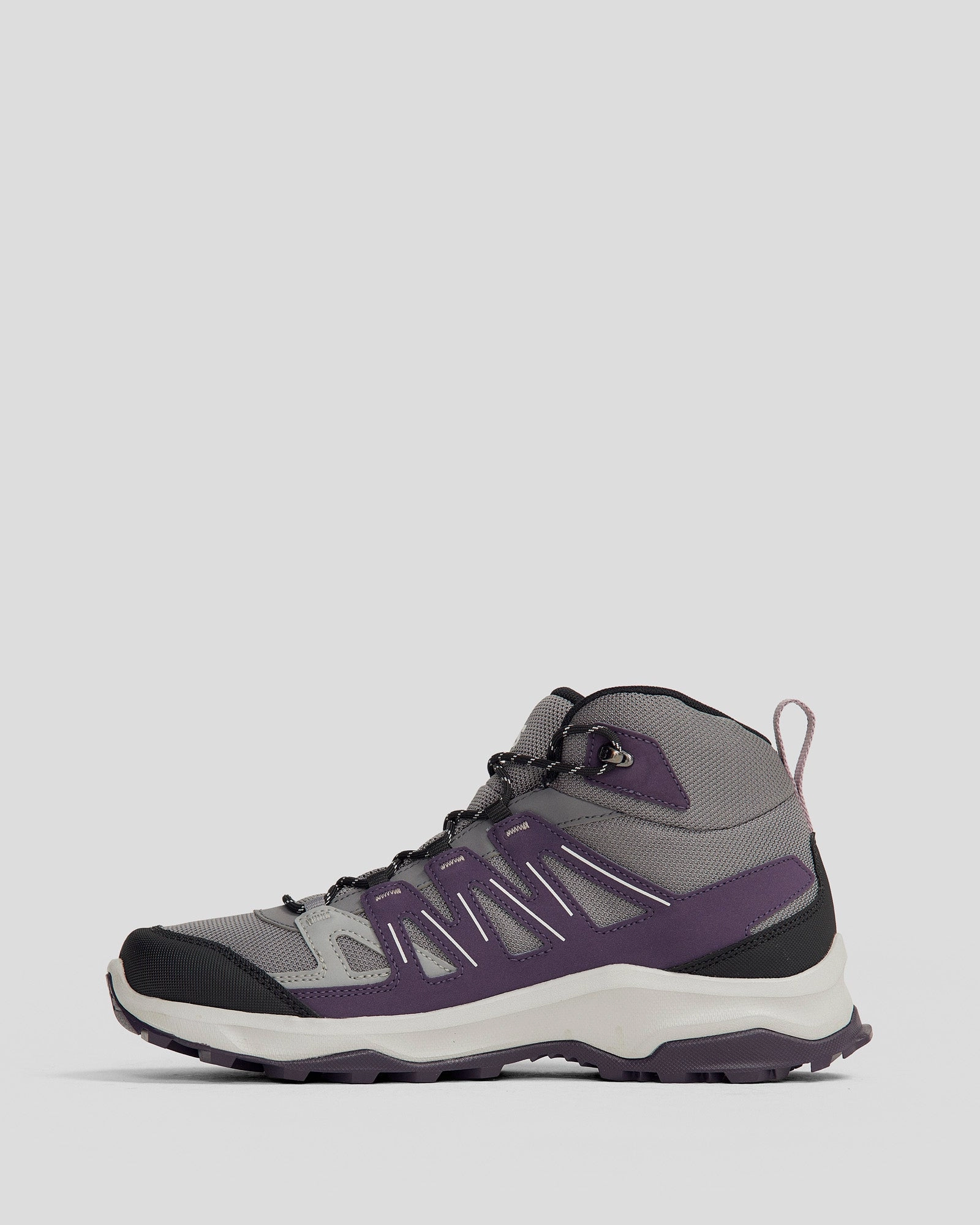 Women's Salomon Grivola Mid Waterproof Hiking Boots - Qush/Night/Quail